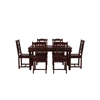 Picture of Dyson Rosewood 6 Seater Dining Table With Set Of 6 Chairs In Walnut Finish