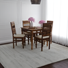 Picture of Reeves Rosewood 4 Seater Dining Table With Set Of 4 Chairs In Provincial Teak Finish