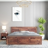 Picture of Stainfleld Solid Wood King Size Bed In Teak Finish