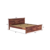 Picture of Stainfleld Solid Wood King Size Bed In Teak Finish