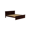 Picture of Stainfleld Solid Wood King Size Bed In Walnut Finish