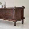 Picture of Webster Solid Mango Wood TV Unit 1 Door In Provincial Teak Finish