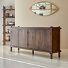 Picture of Diner  Solid Mango Wood Sideboard with 4 Door in Provincial Teak Finish