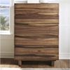 Picture of Modus Ocean 5 Drawer Solid Wood Chest in Natural Sengon