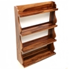 Picture of Brown Sheesham Wood Wall shelf