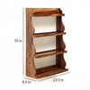 Picture of Brown Sheesham Wood Wall shelf