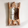 Picture of Wooden Carved Tiger Wall Mirror